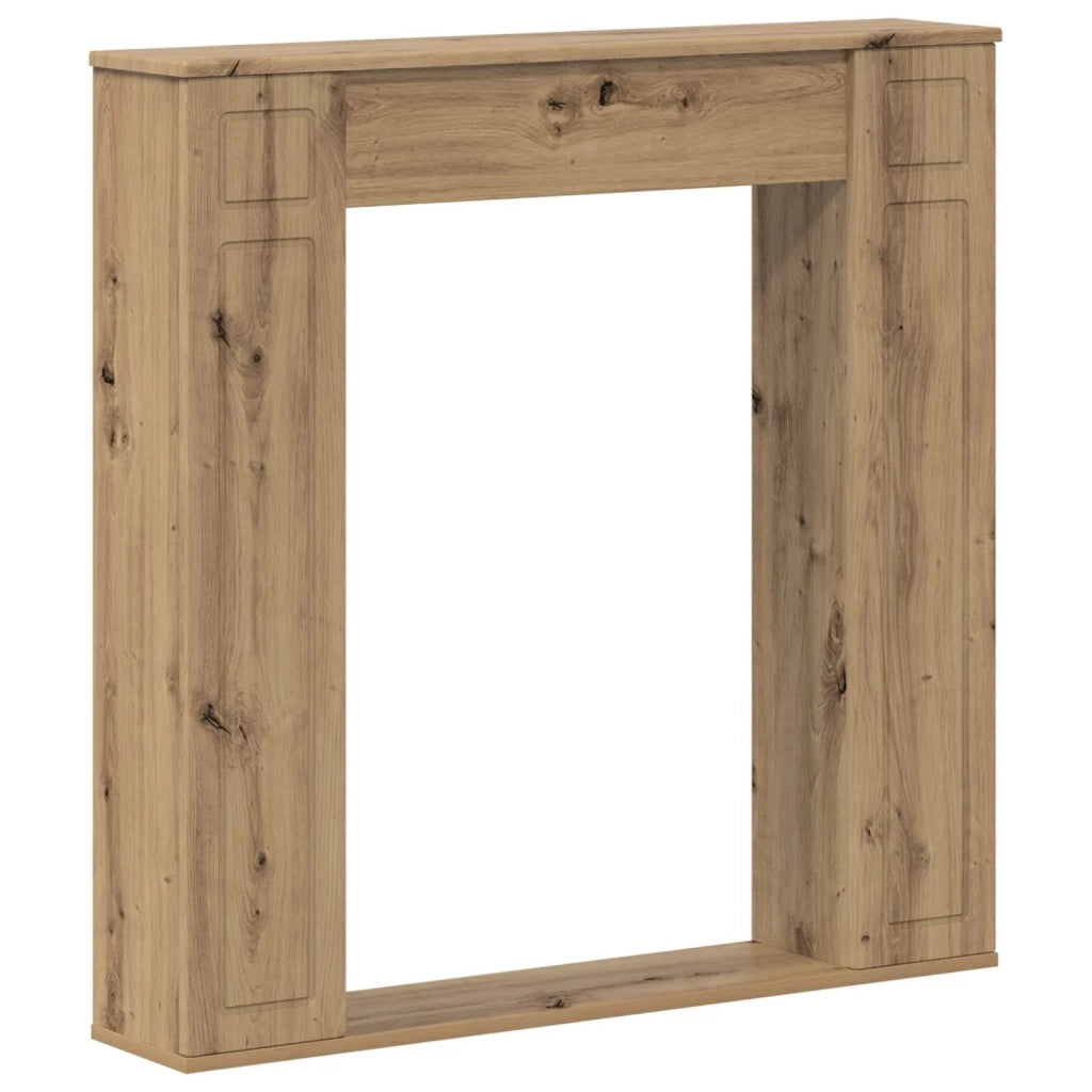 Cornice per camino Rovere Artigianale 100 x 20 x 100 cm 8006623