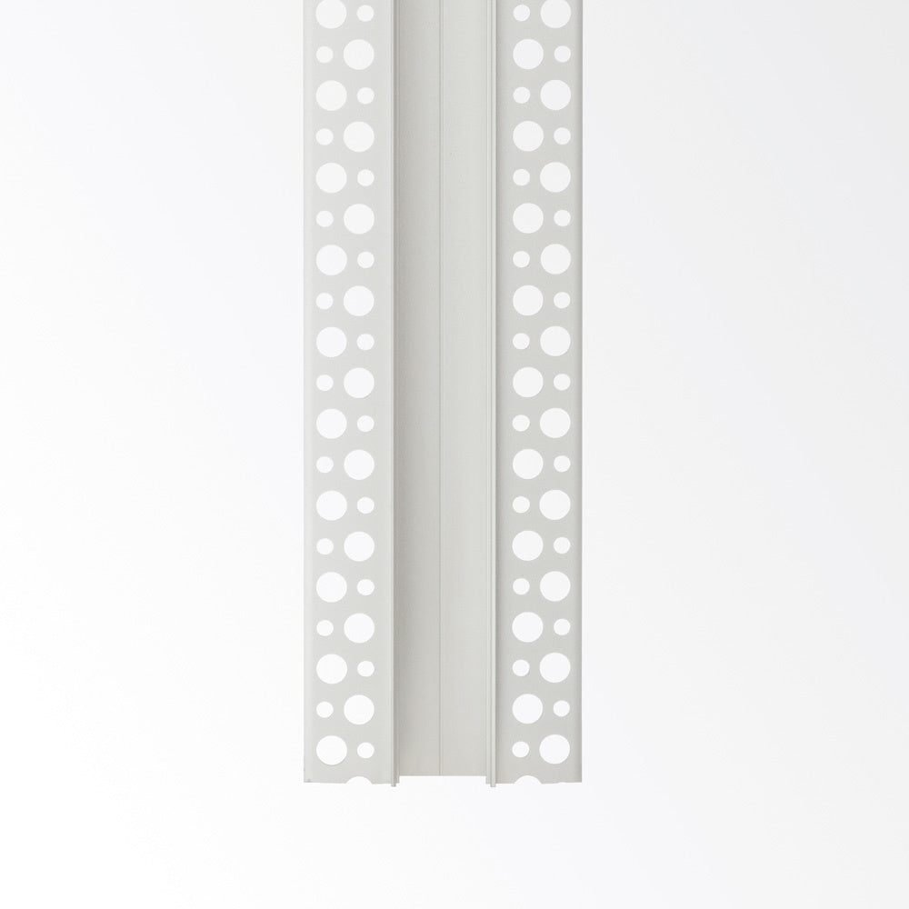 Profilo Slot Metallo Bianco Trimless D65X14 300Cm