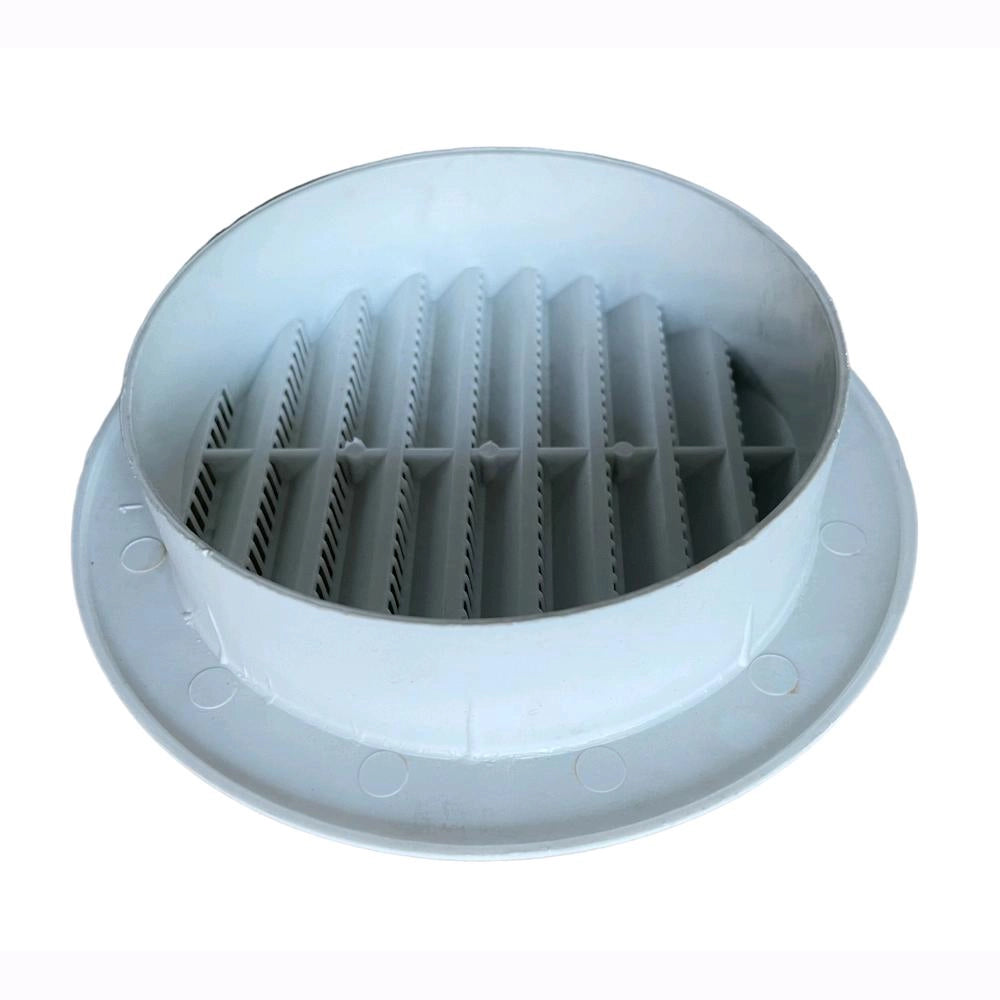 Griglia Aerazione Tonda di ventilazione da Incasso In Abs Bianco Foro da ⌀ 14 cm