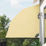 Schermo di Privacy per Balcone Sabbia 210 x 210 cm Poliestere 42000938