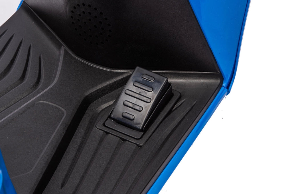 Scooter Elettrico per Bambini Licenza Ufficiale Honda SH125 12V con Ruote EVA e Sedile Pelle Blu