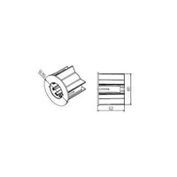 KIT CALOTTA PER RULLO TIPO ROLLEASE 2,5" PER MOTORI Ø 35/45 MM NICE 575.26300