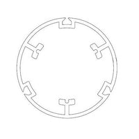 OGIVA 83X3 ROLLEASE RUOTA SOVRASTAMPATA + CORONA SERIE M Ø 45 MM NICE 515.18301