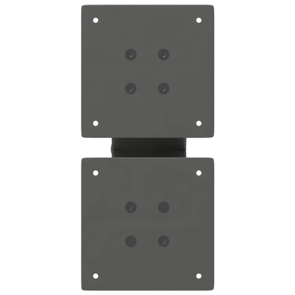 vidaXL Gambe per Tavolino da Caffè a Forma di X 2 pz Antracite 30x(30-31) cm Acciaio