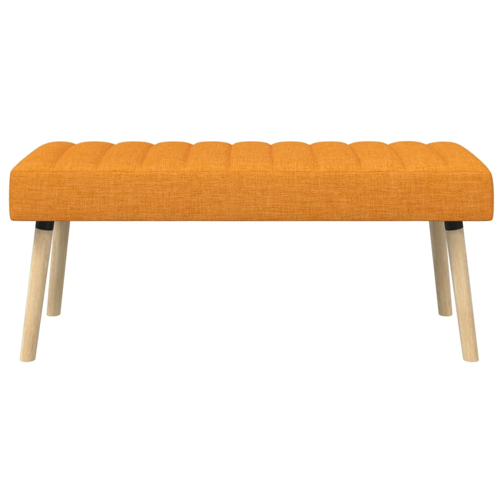 Panchina trapuntata a canale Giallo Scuro 110 x 40 x 46 cm 42038496