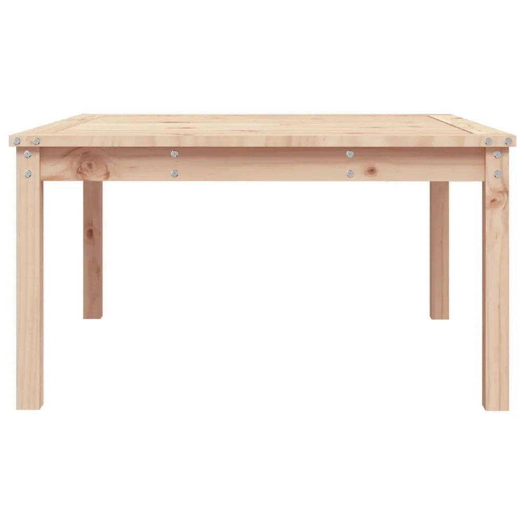 Tavolo da Giardino | Tavolino da esterno 82,5x82,5x45 cm in Legno Massello di Pino