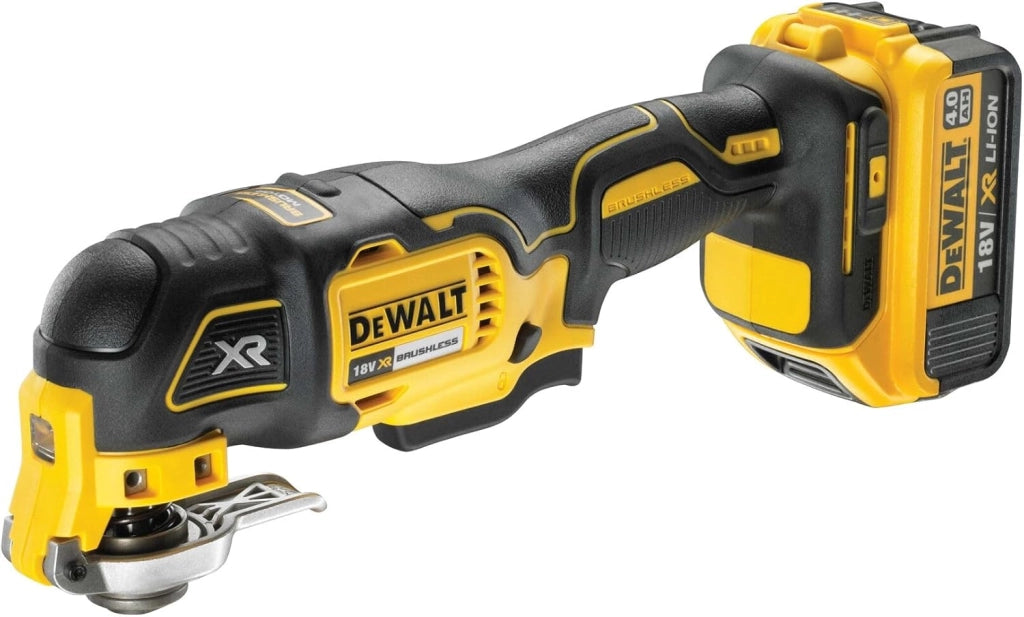 DEWALT DCS355M2-QW Utensile Multifunzione 18V, 2 batterie 4.0 Ah, Valigetta TSTAK