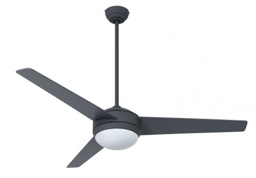 Ventilatore da soffitto Grafite con luce e telecomando 132 cm