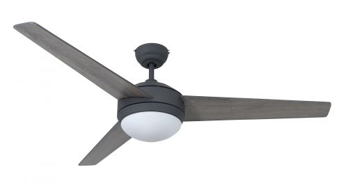 Ventilatore da soffitto Grafite con luce e telecomando 132 cm