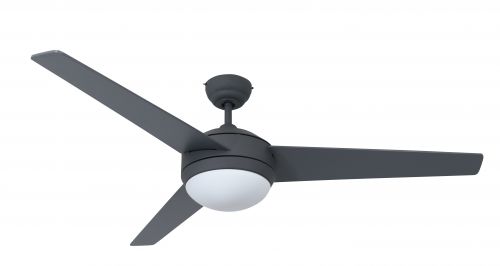 Ventilatore da soffitto Grafite con luce e telecomando 132 cm