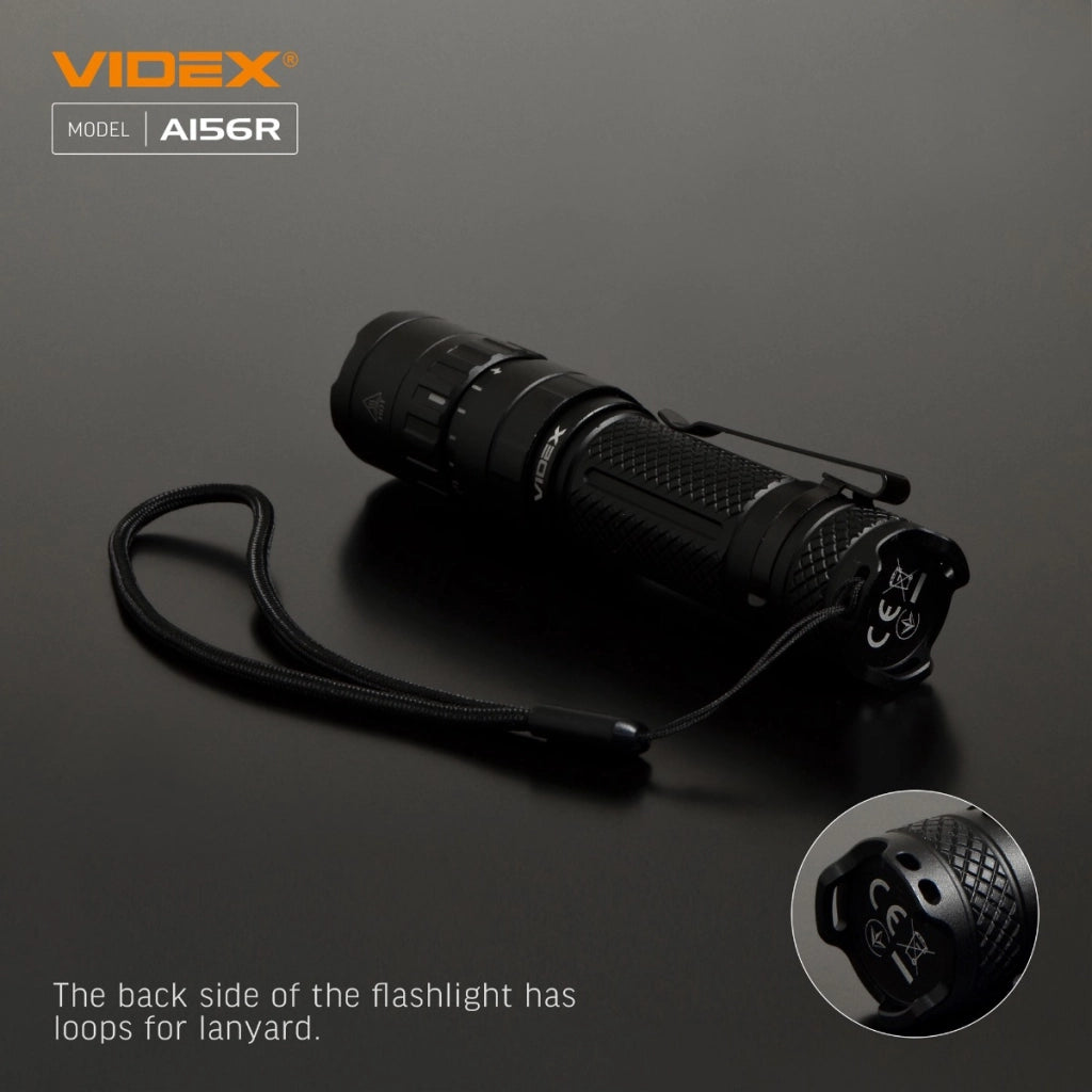 Torcia tattica Videx VLF-A156R 1700lm 210m IP68 USB-C