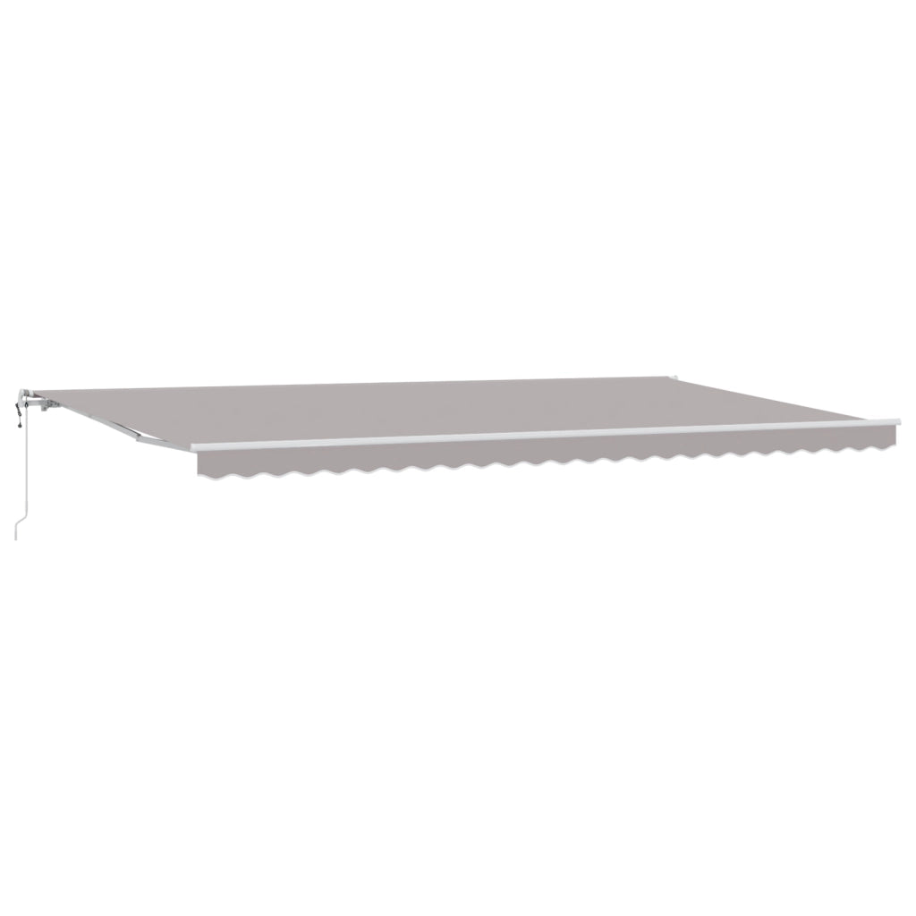 Tenda Retrattile Automatica Grigio Chiaro 600x350 cm