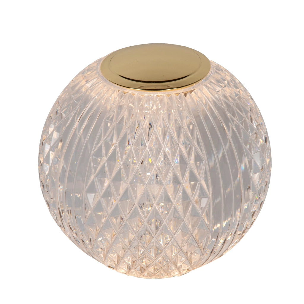 Lampada da tavolo glamour sfera 9cm LED dimmer Lucide