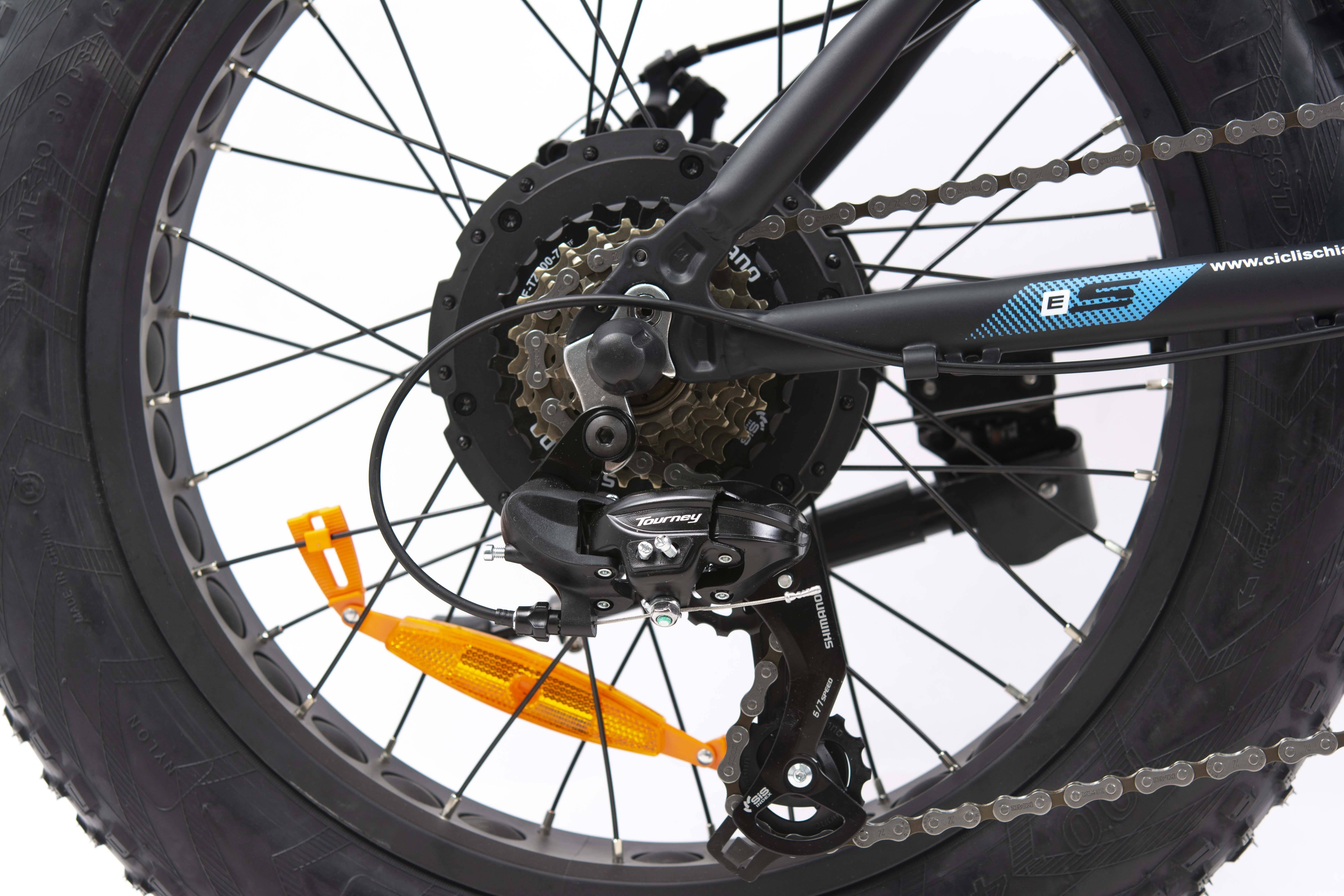 F.LLI SCHIANO E-BOSS  20'' E-bike , Bicicletta elettrica Pieghevole Unisex Adulto con Motore 250W e 7 velocitÃ , Batte