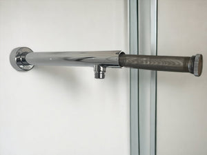 Braccio di sostegno doccia con filtro anti impurità da 40 cm, in ottone pesante