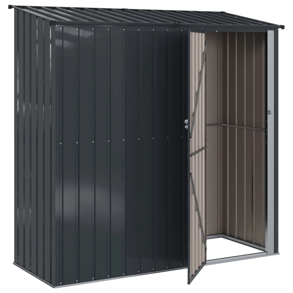 Casette da giardino Antracite 203 x 85,5 x 200 cm Metallo