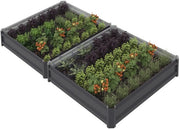 90 x 90 cm pannelli di giardino metallici grigi argentei: set da 2 – alta qualità – materiale duraturo – progetto di stile – adatto per uso quotidiano – stile moderno – comfort e funzionalità