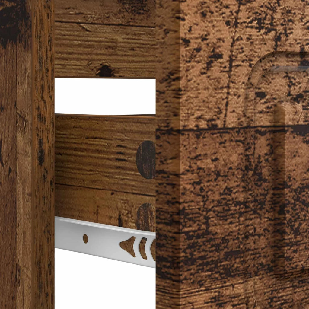 Armadio per Lavabo da Bagno UTRECHT Legno antico 897683