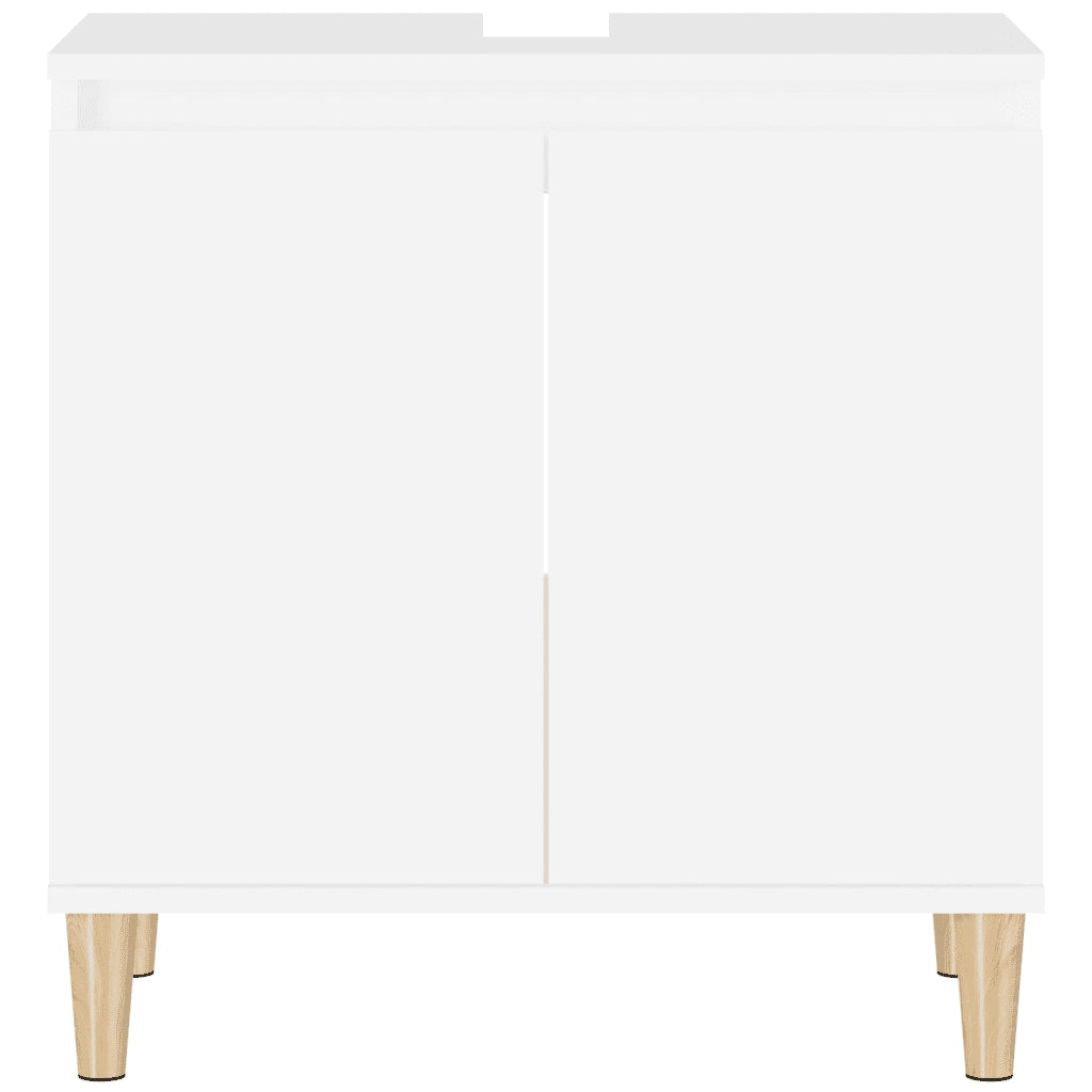 Mobile Lavabo Bianco 58x33x60 cm in Legno Multistrato 821252