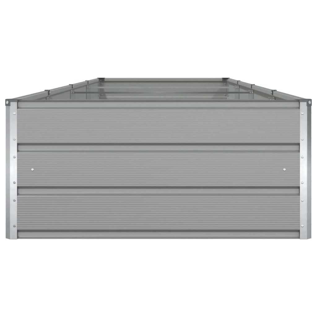 Fioriera Grigio chiaro 385 x 100 x 45 cm Acciaio zincato