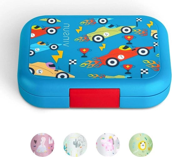 Bentolina per bambini 4 compartimenti sicura per bambini resistenti al lavastoviglie azzurra box da picnic per bambini scuola materna scuola elementare attività fuori casa 

modello: 
specifiche tecniche: 
codice prodotto: