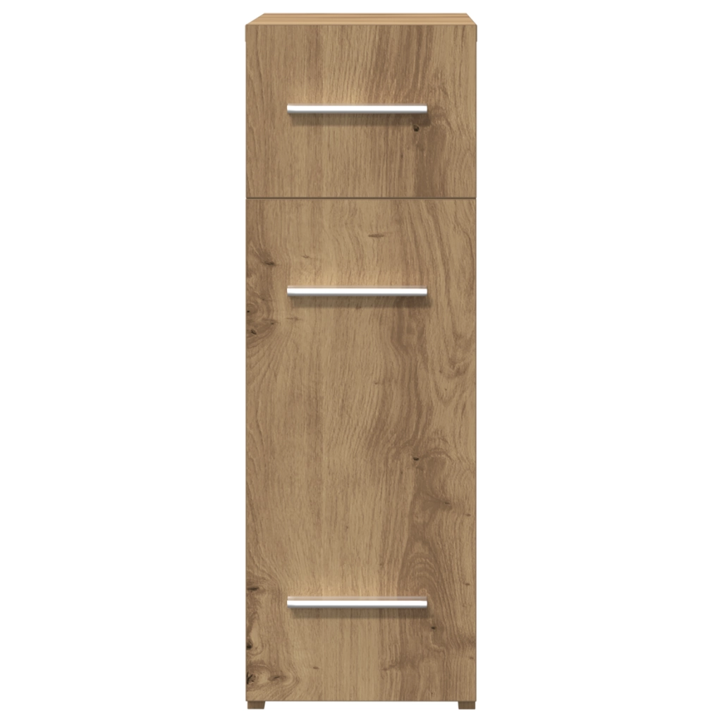 Armadio da farmacia  in rovere artigianale 20x45,5x60 cm in legno ingegnerizzato
