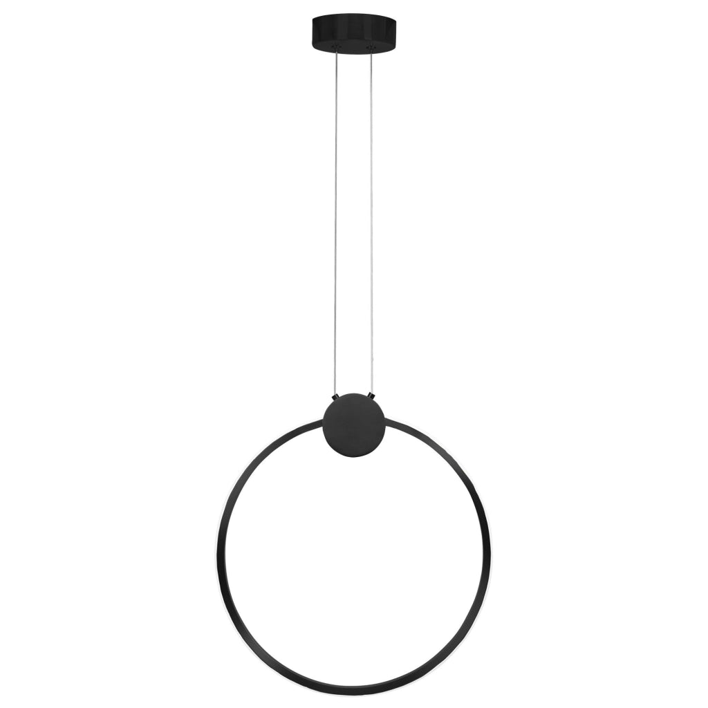 Lampada Da Soffitto Led App1395-cp Black 40cm