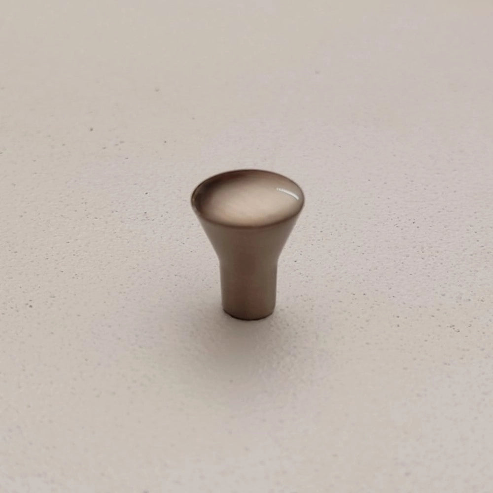 Ff group pomolo per mobili a cono colore nichel opaco