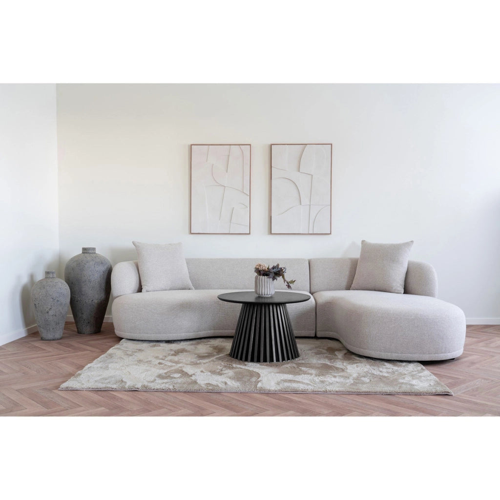 Tavolino Osaka, Nero, Legno, 70x70x45 cm