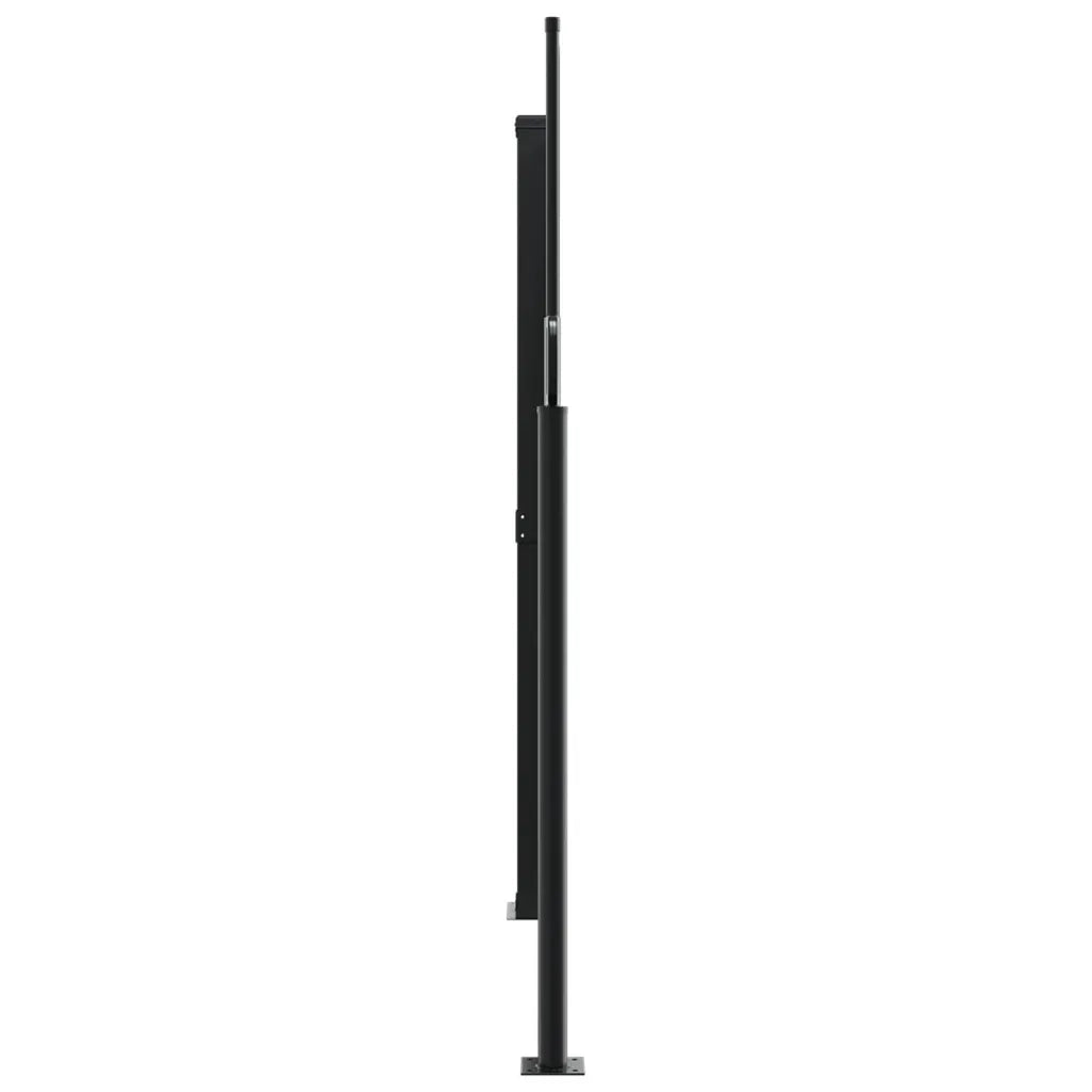 Tenda da Sole Laterale Retrattile Marrone 160x600 cm 4004629
