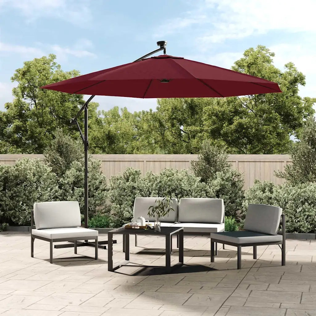Telo di Ricambio per Ombrellone a Sbalzo Rosso Bord¨° 300 cm CFW7338637