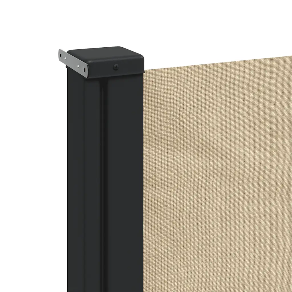 Tenda da Sole Laterale Retrattile Beige 220x300 cm 4004375