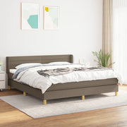 Giroletto a Molle con Materasso Tortora 160x200 cm in Tessutocod mxl 122330