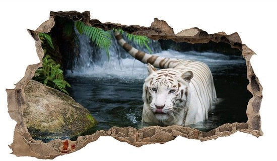 Sticker per parete animale adesivo per parete decorativo per parete H 60 x B 100 per camera da letto e soggiorno