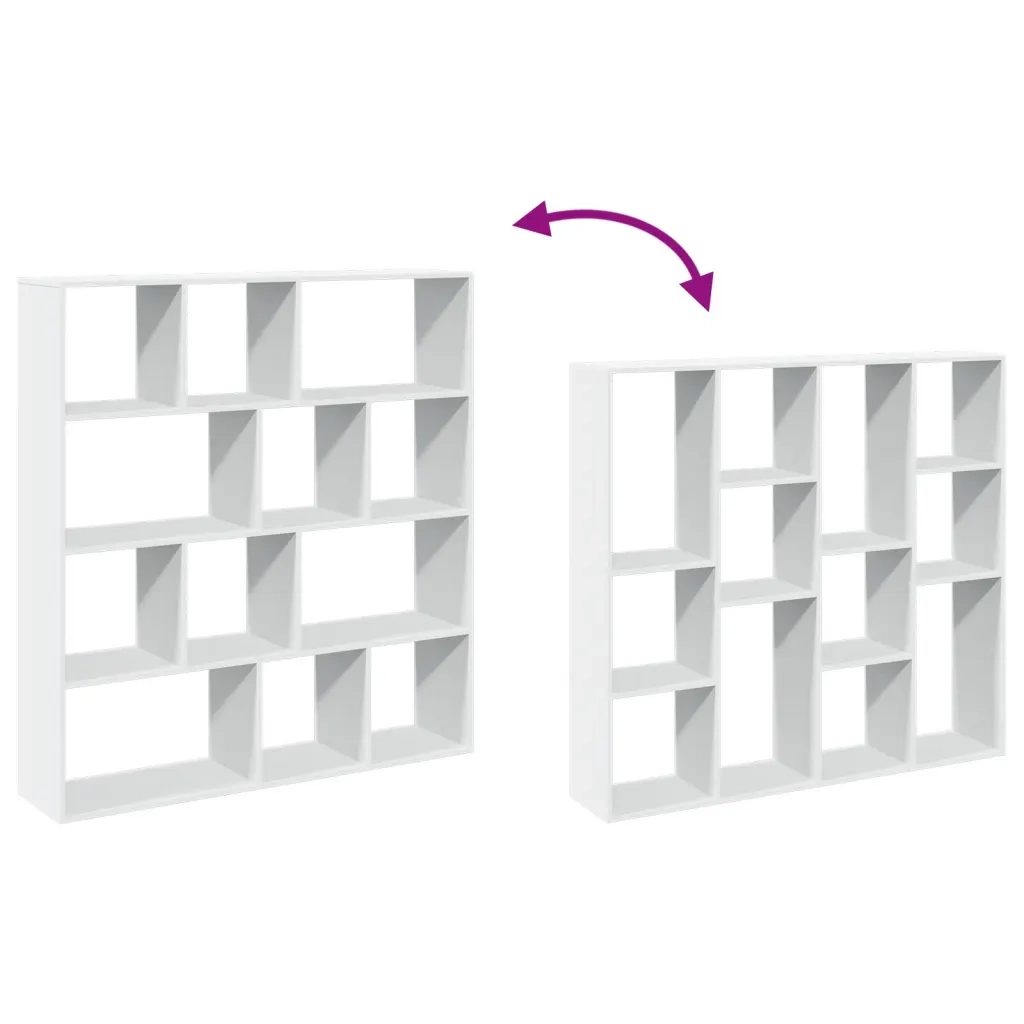 Libreria Bianca 132x29x141,5 cm in Legno Multistrato 3310307