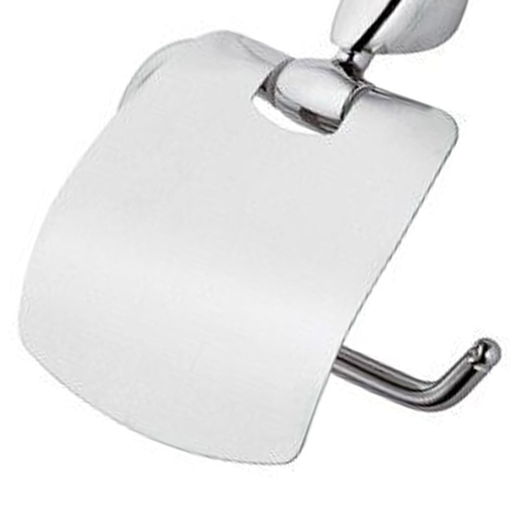 Portarotolo da muro cromato - serie zip