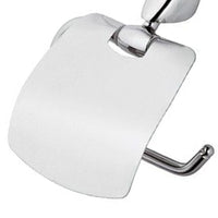 Portarotolo da muro cromato - serie zip