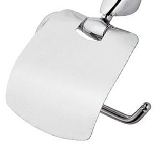 Portarotolo da muro cromato - serie zip