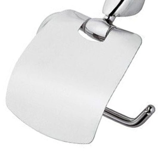 Portarotolo da muro cromato - serie zip