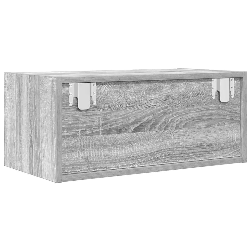 Mobili TV 2pz Grigio Sonoma 60x31x25,5 cm Legno Multistrato 861447