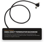 Cavo Backbone 5-pins IP67 Acqua Resistente - Cavo NMEA 2000 - Comunicazione/Controllo - Alta Qualità - Adatto per Barche/Navi