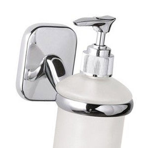 Dispenser da muro in vetro bianco sabbiato - serie suite