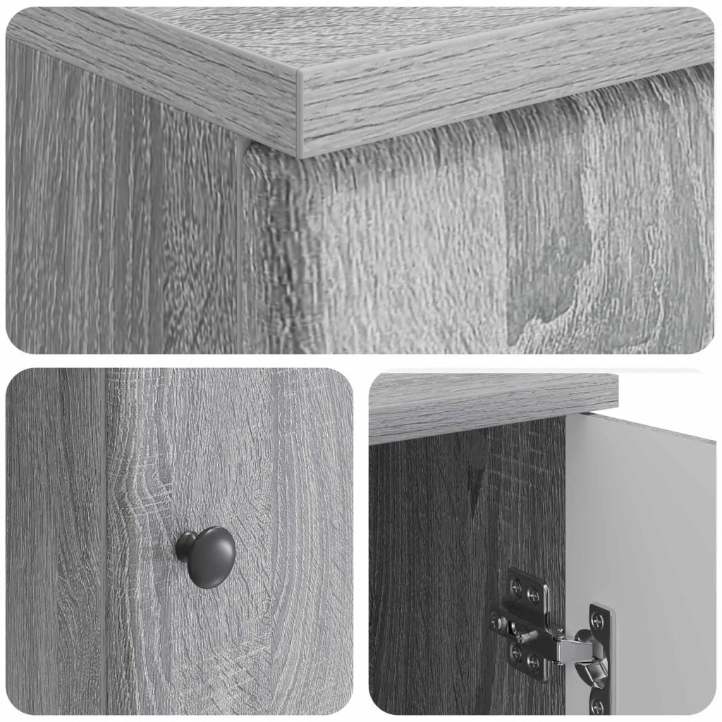 Scrivania Grigio Sonoma 142,5 x 50 x 75 cm Legno ingegnerizzato 3414636