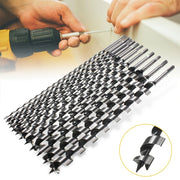Trade Shop - Kit 6 Punte Per Trapano Tassellatore Puntale Trivella Autofilettante Legno 460m -