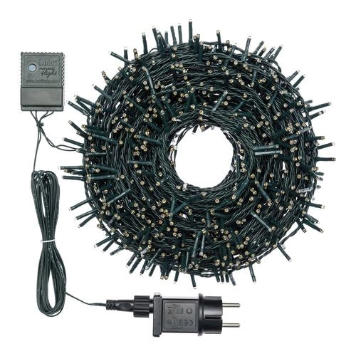 Catena Nastro ø6cm NTLG 1000 MiniLED BIANCO CALDO cavo Verde 4+30,5m