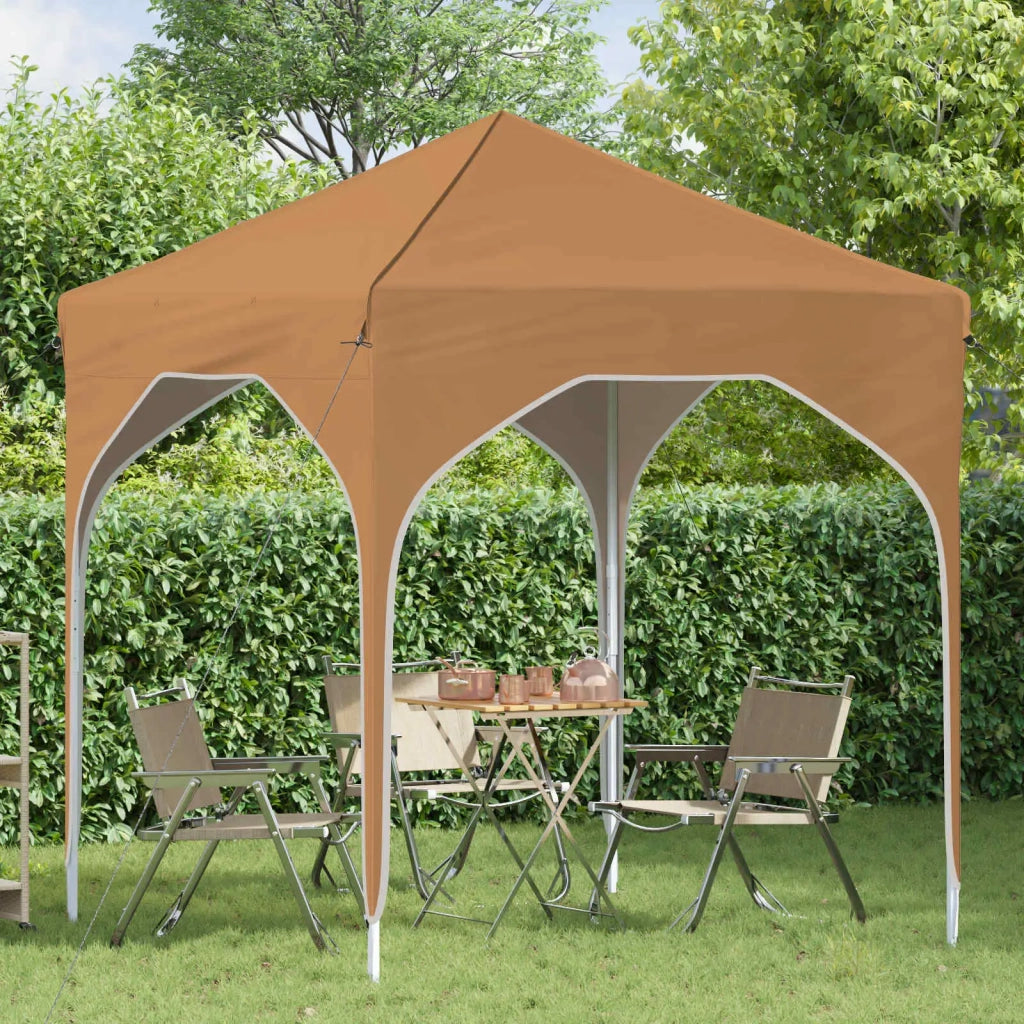 Tenda per feste a pop-up-Gazebo 194 x 194 x 245 cm Beige