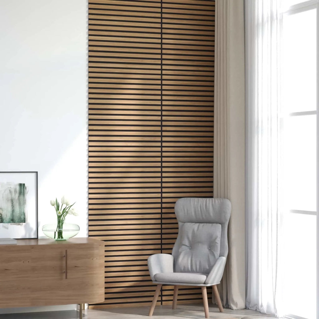 Pannelli da parete 8 pz Naturale 60,5 x 60 cm CFW8016813