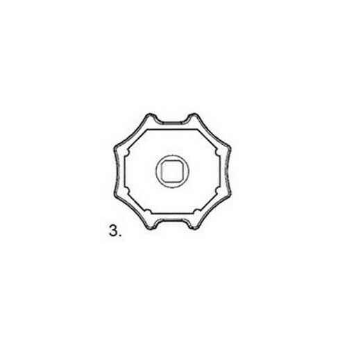 ADATTATORE OTTAGONALE RULLO STELLA BONFANTI GAVIOTA Ø60 MM NORTON AUTOMAZIONE