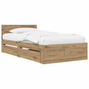 Struttura letto con testata Rovere Artigianale 80 x 200 cm 3429684