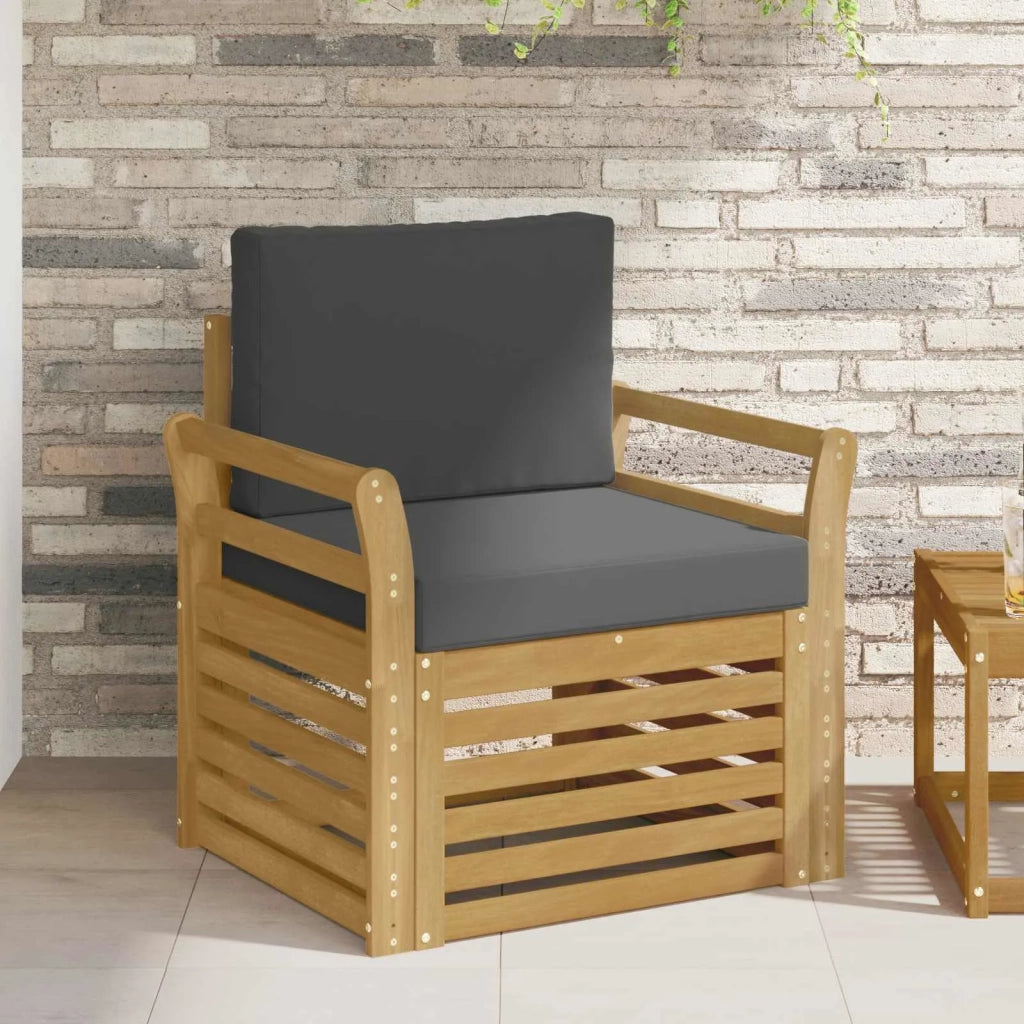 Set di divani da esterno-Sofa da giardino Poliestere Bianco 621131